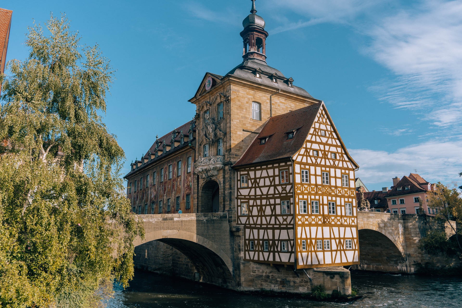 Średniowieczne miasto Bamberg Bawaria