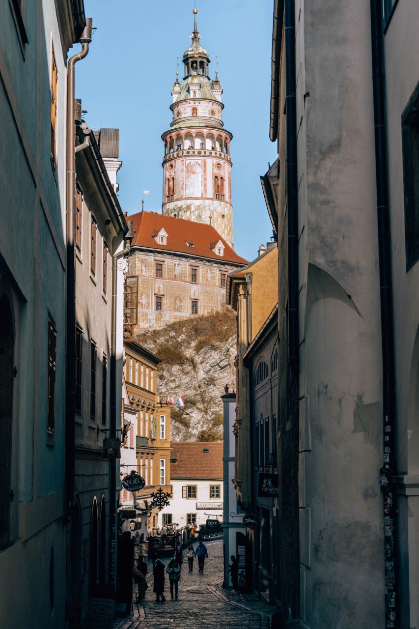 Wieża zamkowa w Czeskim Krumlowie
