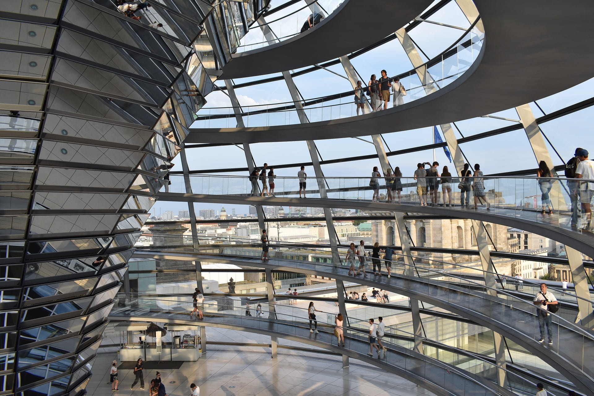 Taras widokowy w kopule Reichstagu