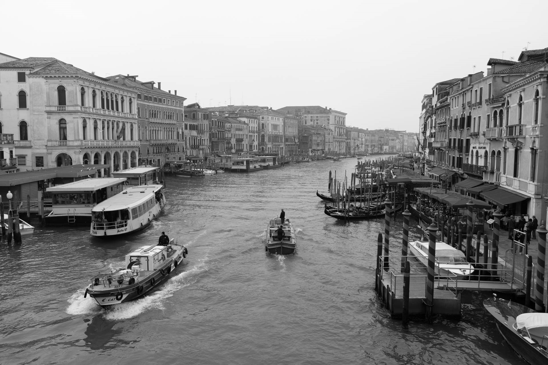 Widok z Rialto na Wenecję