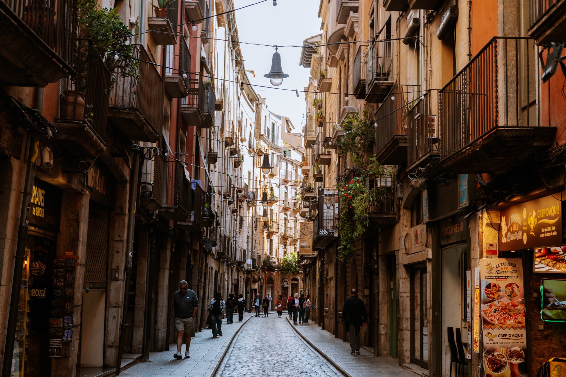 Ulica Rambla de la Llibertat Girona