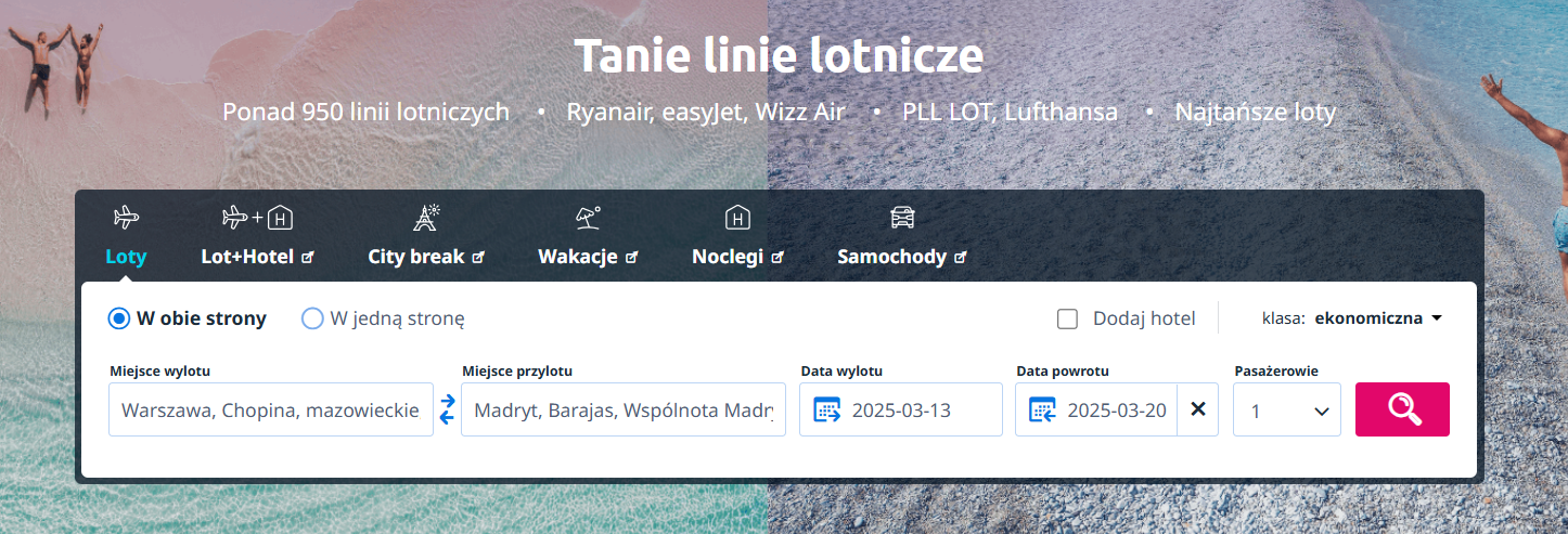 Tanie linie lotnicze poza Europą