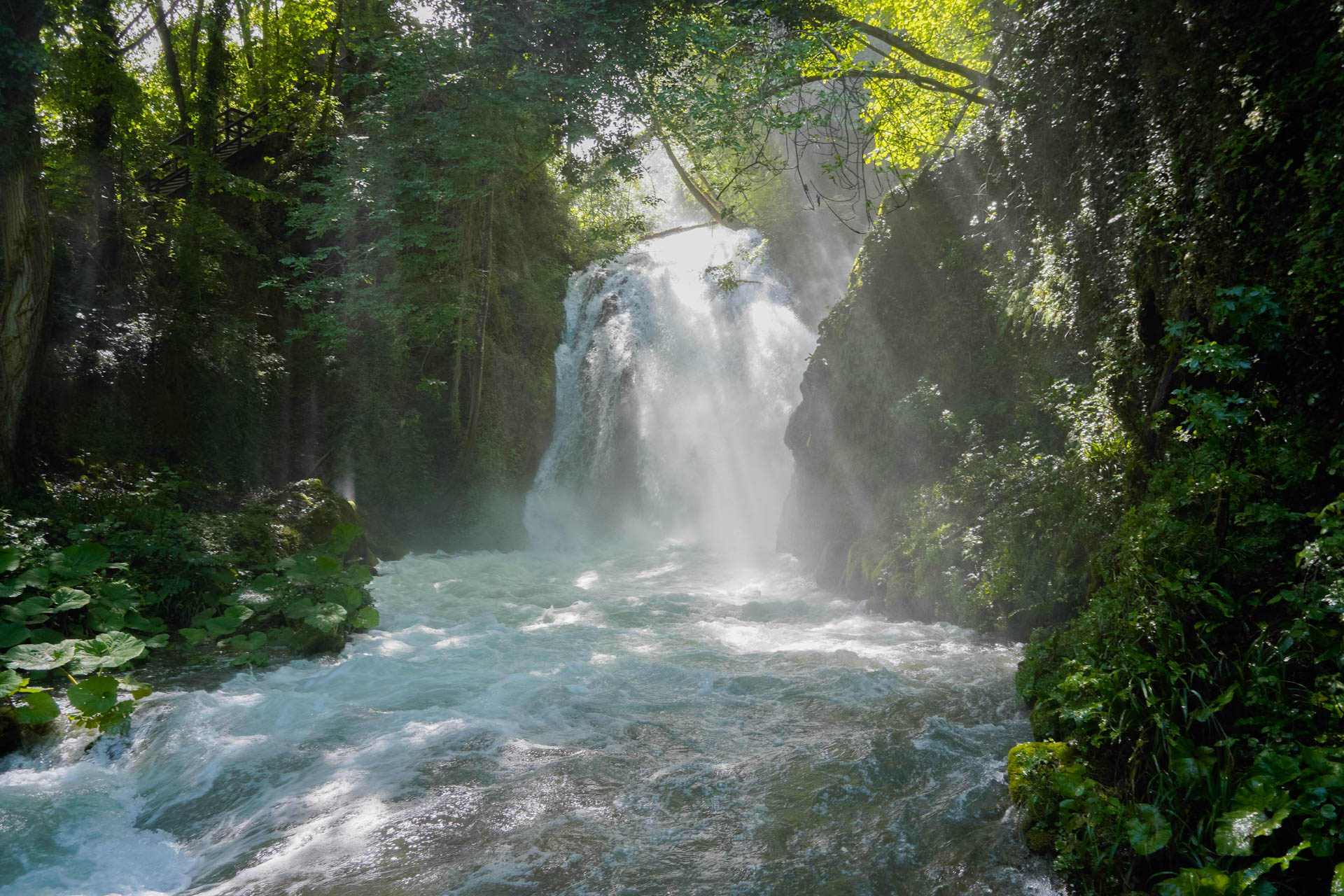 Punkt widokowy nr 2 na Cascata delle Marmore